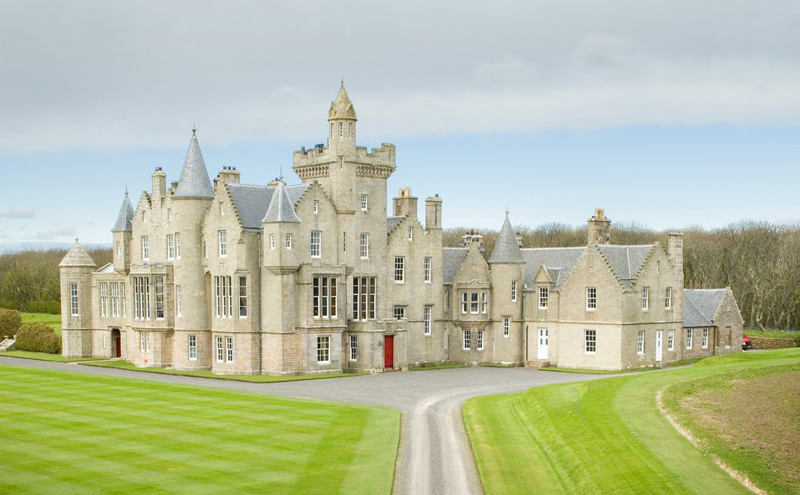 O histórico Hotel do Castelo de Balfour na Escócia