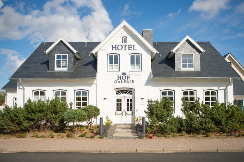 Hotel Hof Galerie na ilha de Sylt