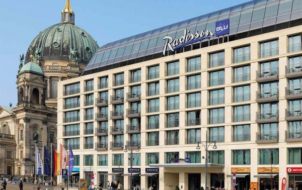 O Hotel Radisson Blu na Alemanha