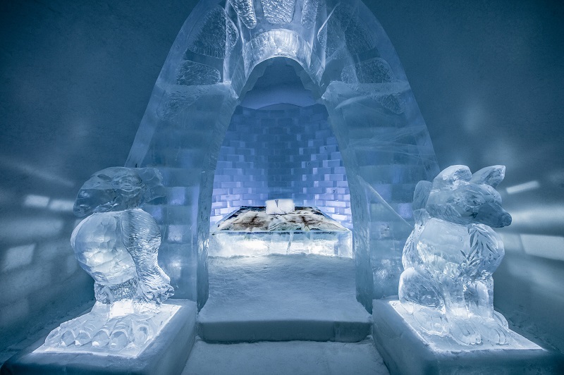 unique ice snow hotel adventure