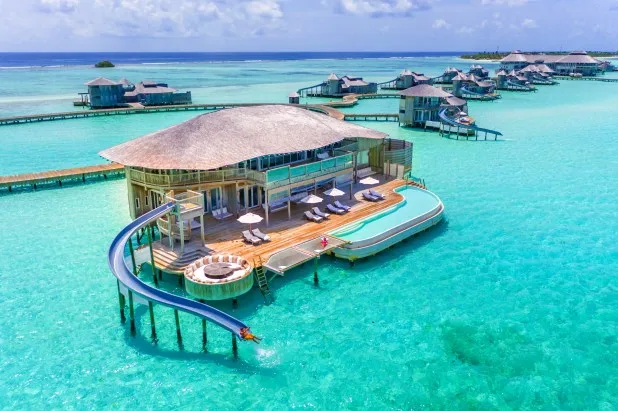 Overwater Bungalows in the Maldives