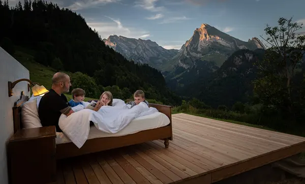 Stanza svizzera a cielo aperto